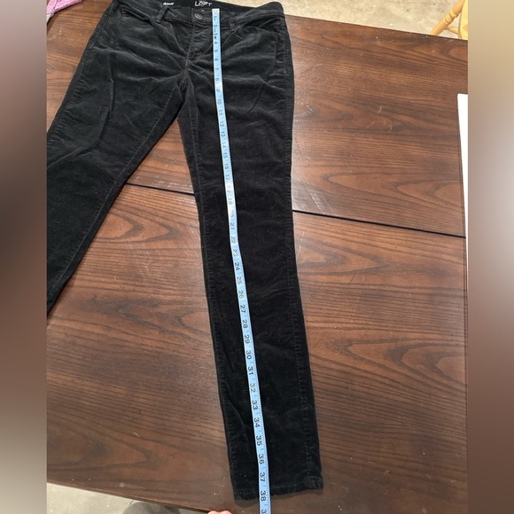 LOFT Women’s 4 Black Modern Skinny Velvet Pants Stretch - Picture 6 of 7